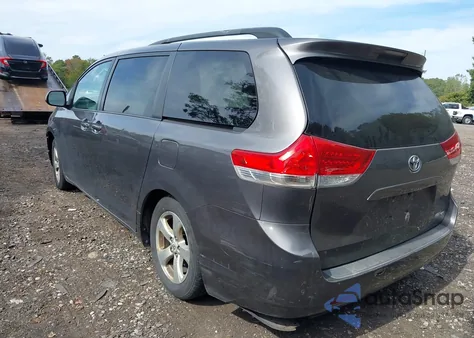 2011 Toyota Sienna Le V6 из США, поврежденный, VIN 5TDKK3DC4BS172766